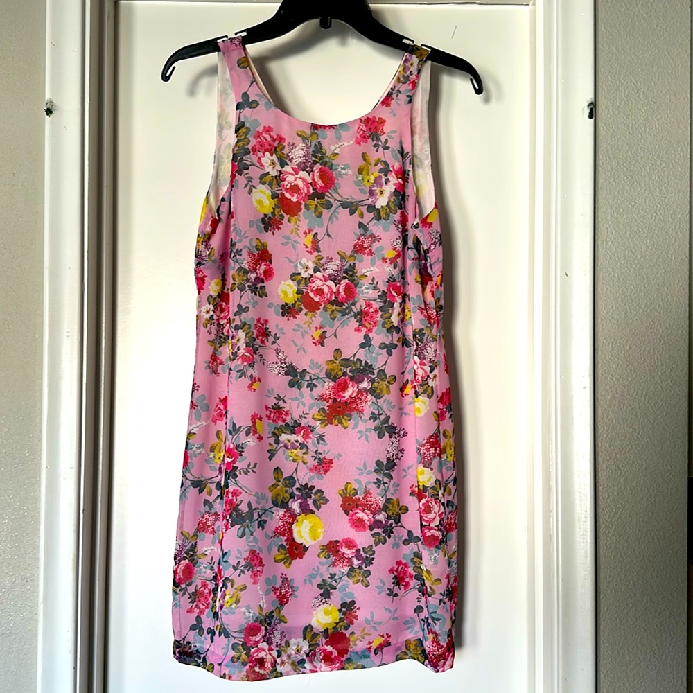 Floral mini dress